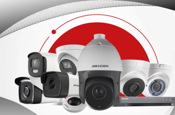 Câmeras de segurança Hikvision e gravador